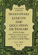 Shakespeare Lexicon and Quotation Dictionary, Vol. 2