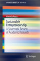 Sustainable Entrepreneurship