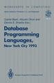 Database Programming Languages (DBPL-4)