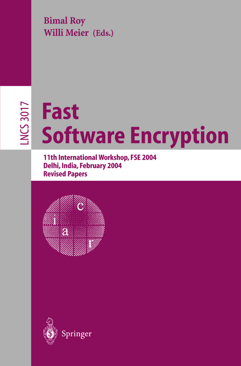 Fast Software Encryption