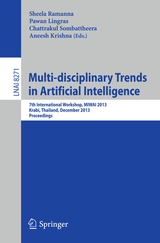 Multi-disciplinary Trends in Artificial Intelligence