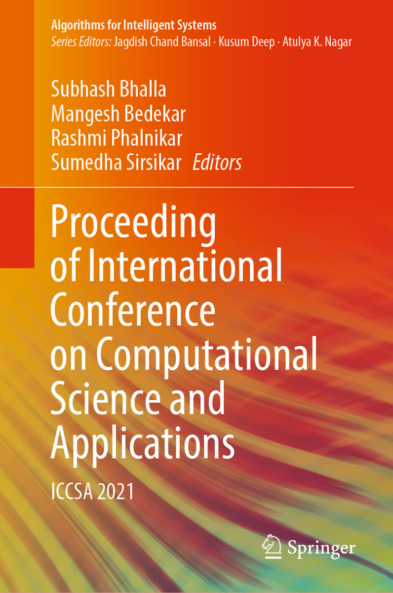 Proceeding of International Conference on Computational Science and Applications