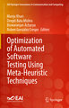 Optimization of Automated Software Testing Using Meta-Heuristic Techniques