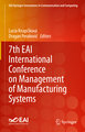 7th EAI International Conference on Management of Manufacturing Systems