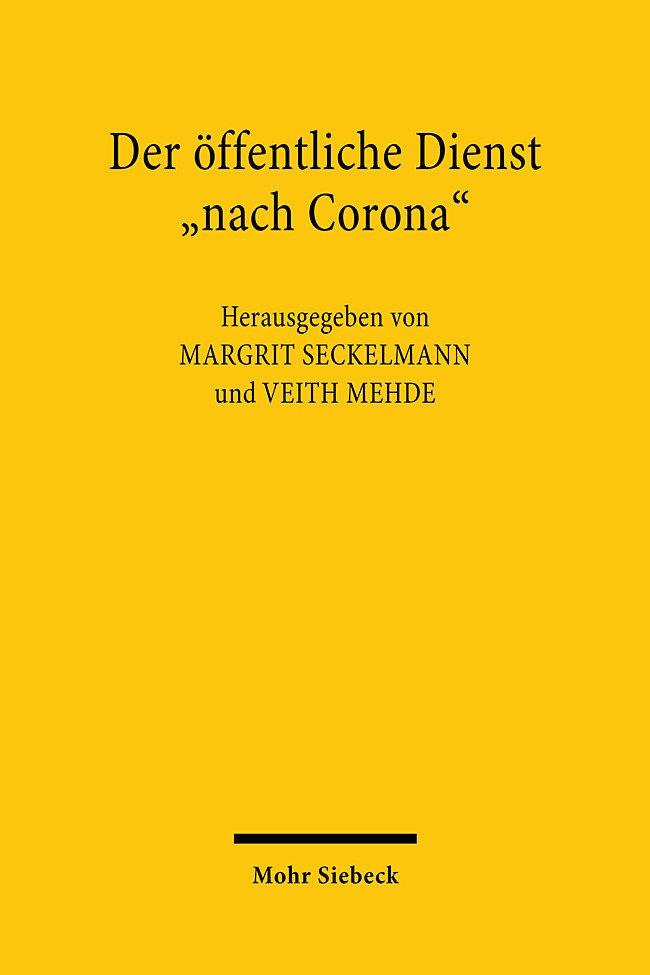 Der öffentliche Dienst 'nach Corona'