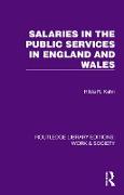 Salaries in the Public Services in England and Wales