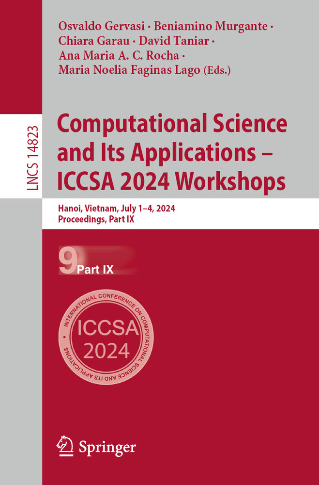 Computational Science and Its Applications - ICCSA 2024 Workshops