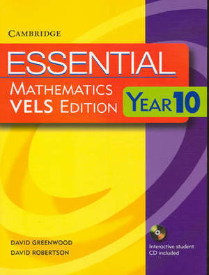 Essential Mathematics Vels Edition Year 10 Pack with Student Book, Student CD and Homework Book