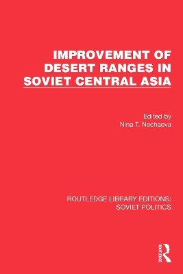 Improvement of Desert Ranges in Soviet Central Asia