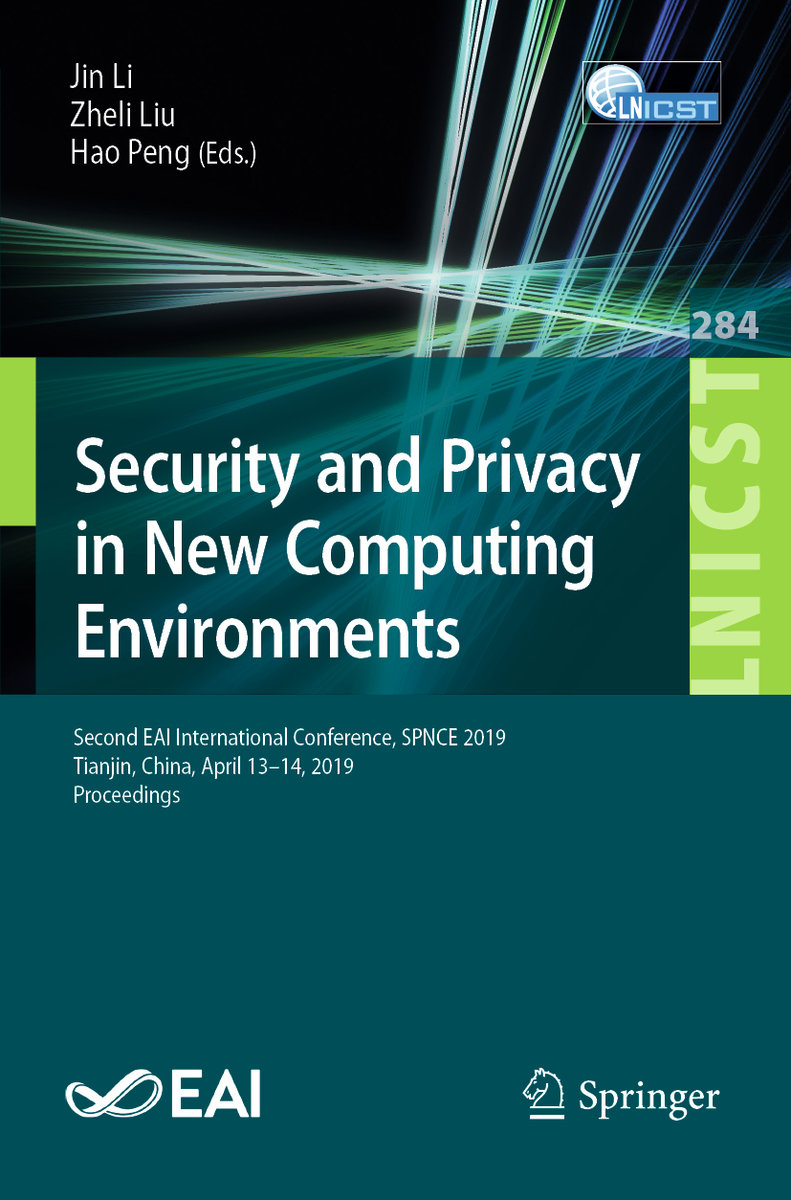 Security and Privacy in New Computing Environments