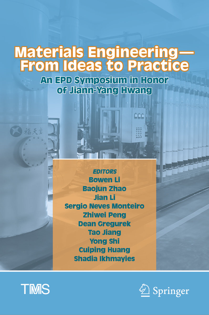 Materials Engineering¿From Ideas to Practice: An EPD Symposium in Honor of Jiann-Yang Hwang