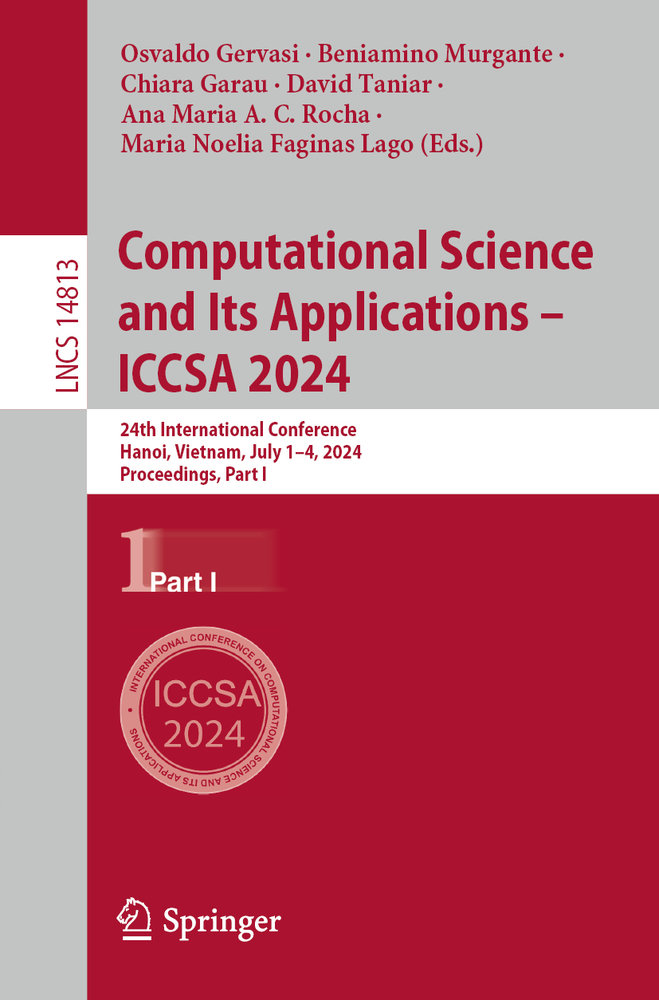 Computational Science and Its Applications ¿ ICCSA 2024