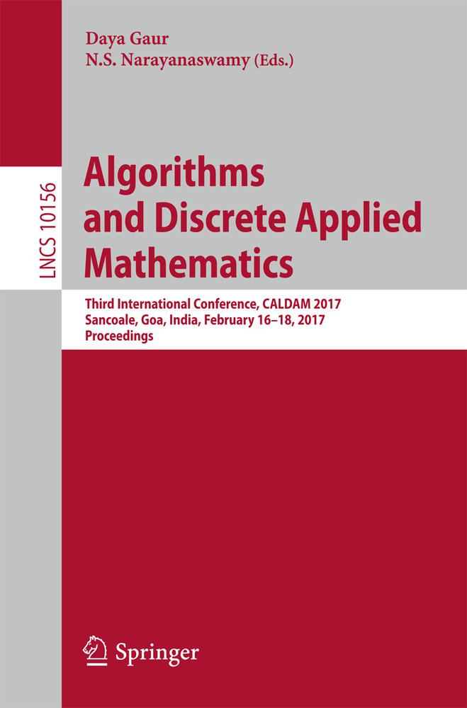 Algorithms and Discrete Applied Mathematics