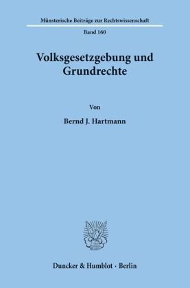 Volksgesetzgebung und Grundrechte