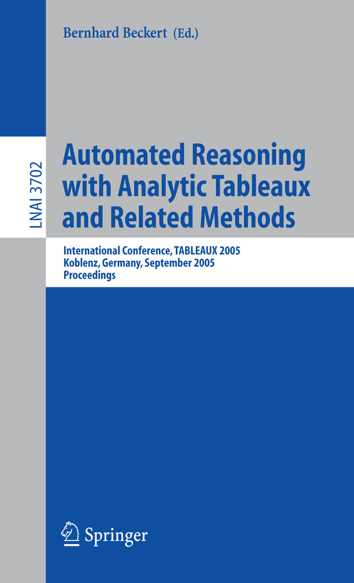 Automated Reasoning with Analytic Tableaux and Related Methods