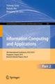 Information Computing and Applications