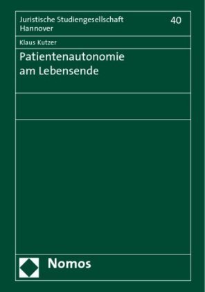 Patientenautonomie am Lebensende