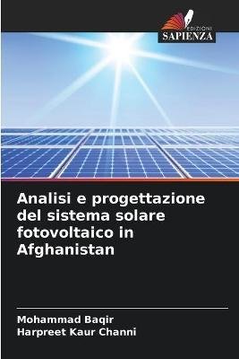 Analisi e progettazione del sistema solare fotovoltaico in Afghanistan