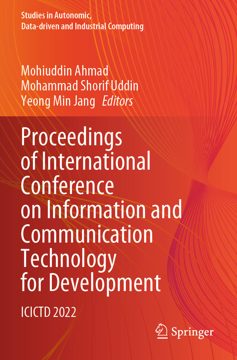 Proceedings of International Conference on Information and Communication Technology for Development