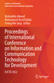 Proceedings of International Conference on Information and Communication Technology for Development