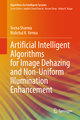 Artificial Intelligent Algorithms for Image Dehazing and Non-Uniform Illumination Enhancement